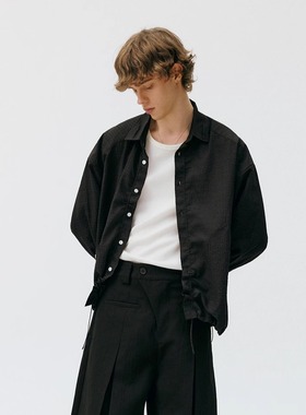 antceee 春季肌理面料 廓形口袋衬衫 利落廓形/宽松舒适/修饰身材