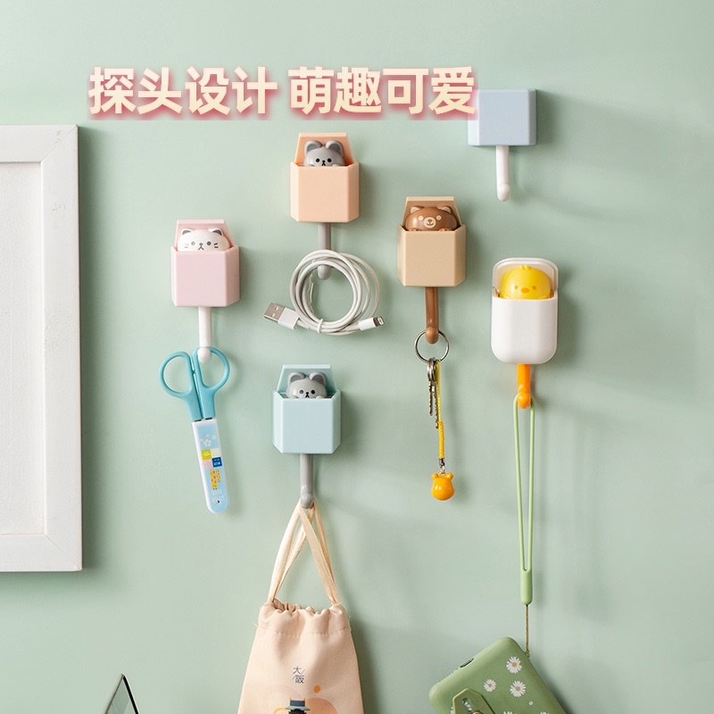 躲猫猫挂钩猫咪粘钩创意伸缩探头