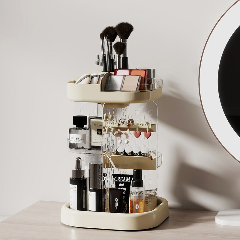 香水置物架轻奢大容量化妆品收纳