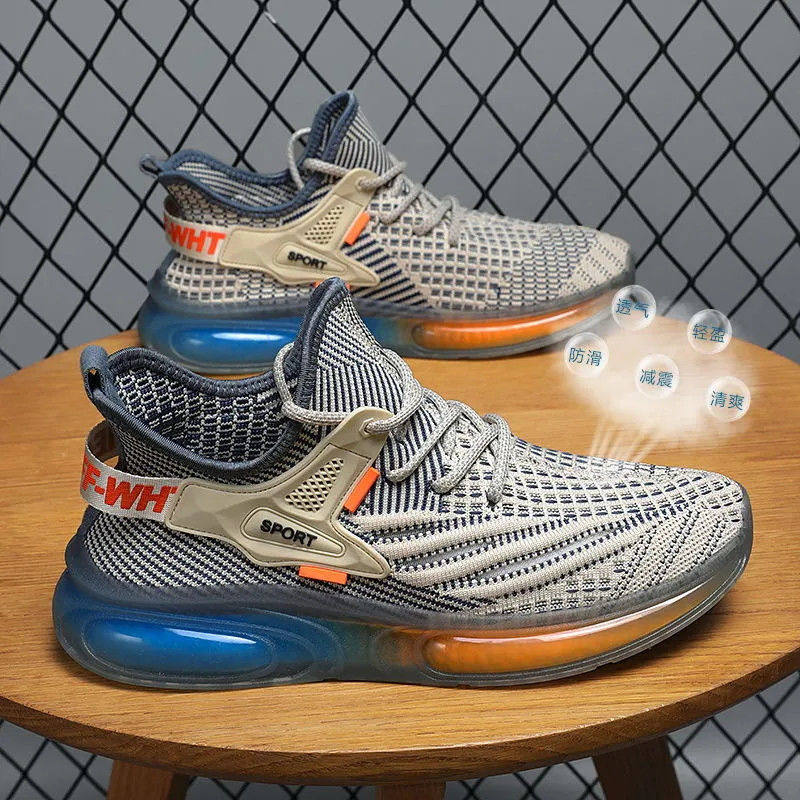 男鞋2024夏季新款软底轻便跑步透气网面运动鞋学生鞋子男士休闲鞋,流行男鞋,时尚休闲鞋,淘宝优惠券,粉丝福利购,淘宝优惠卷