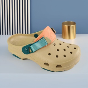 2025新款洞洞鞋特林洞洞鞋情侣防滑男鞋厚底女防滑沙滩凉拖鞋男女