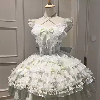 现货花期之约原创lolita裙绝美生日裙礼服洛丽塔公主短裙日常洋装