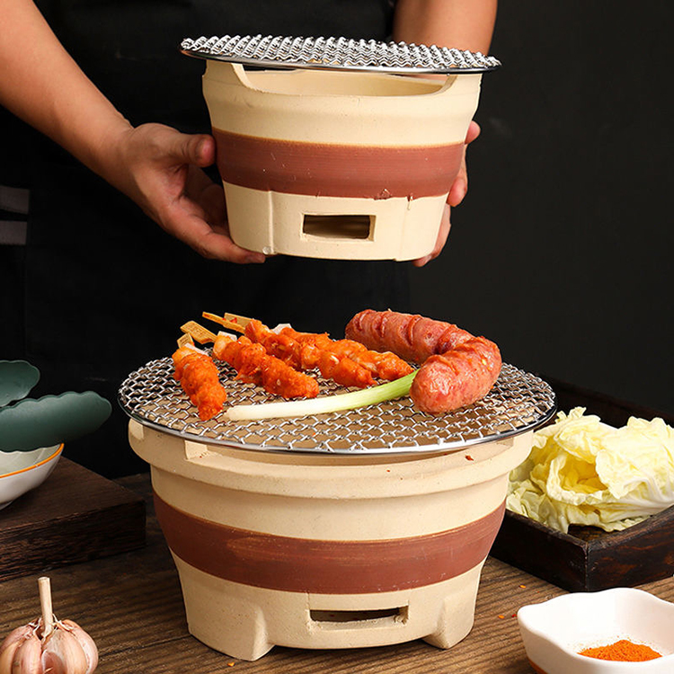 室内家用氛围感围炉煮茶陶土炭炉