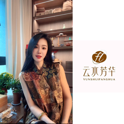 沉香旧卷 芳华设计新中式国风提花马甲国风马甲上衣FH-B0168