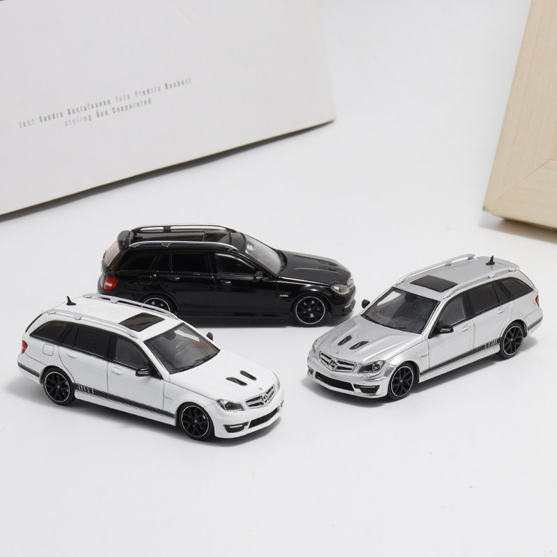 Flame 奔驰C63 AMG Edition 507 Wagon 1:64 仿真汽车模型摆件