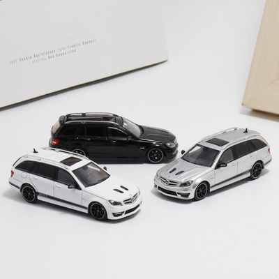 Flame 奔驰C63 AMG Edition 507 Wagon 1:64 仿真汽车模型摆件