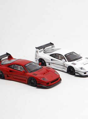 SW 1:64 法拉利F40  LBWK 宽体改装 红色 FY 仿真合金汽车模型