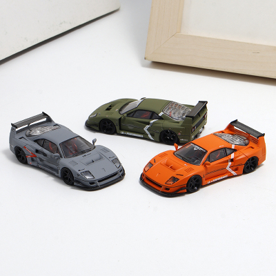 DM 1:64 法拉利F40  LBWK宽体改装 FY仿真合金汽车模型摆件收藏