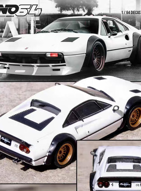 INNO LBWK法拉利308 GTB白色IN64-LBWK308-WHI 1:64合金汽车模型