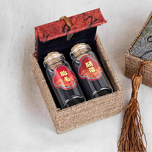 婴儿胎毛收藏盒胎发自制作脐带纪念品储存瓶乳牙保存盒肚脐收藏F4