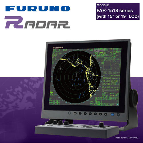 FURUNO日本古野 雷达 FAR1518 1528 X波段 IMO海船12 25千瓦带CCS