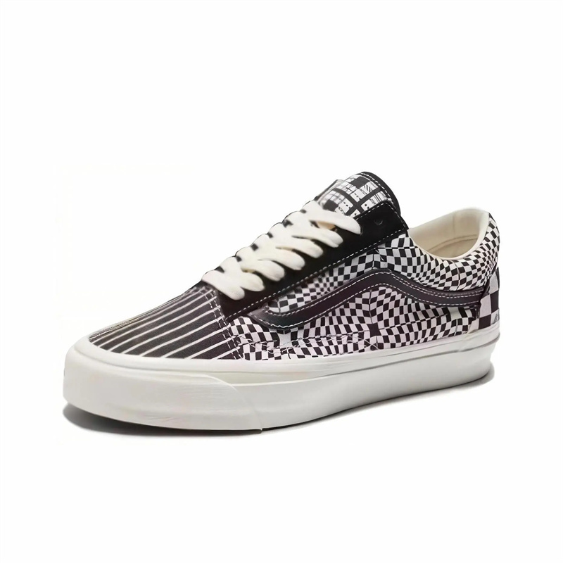VANS/范斯 Premium 经典黑白多元素低帮板鞋耐磨防滑休闲鞋男鞋