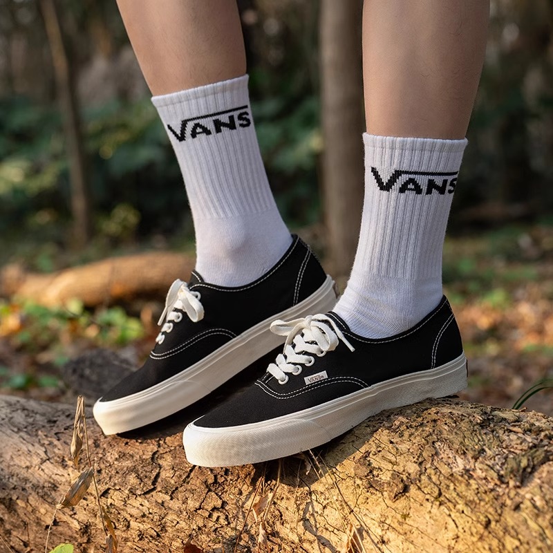 Vans范斯/官方正品男鞋 Authentic VR3经典酷黑复