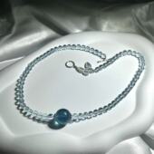 兔典藏 天然水晶礼物 稀有透体海蓝宝 2.2更新 神女