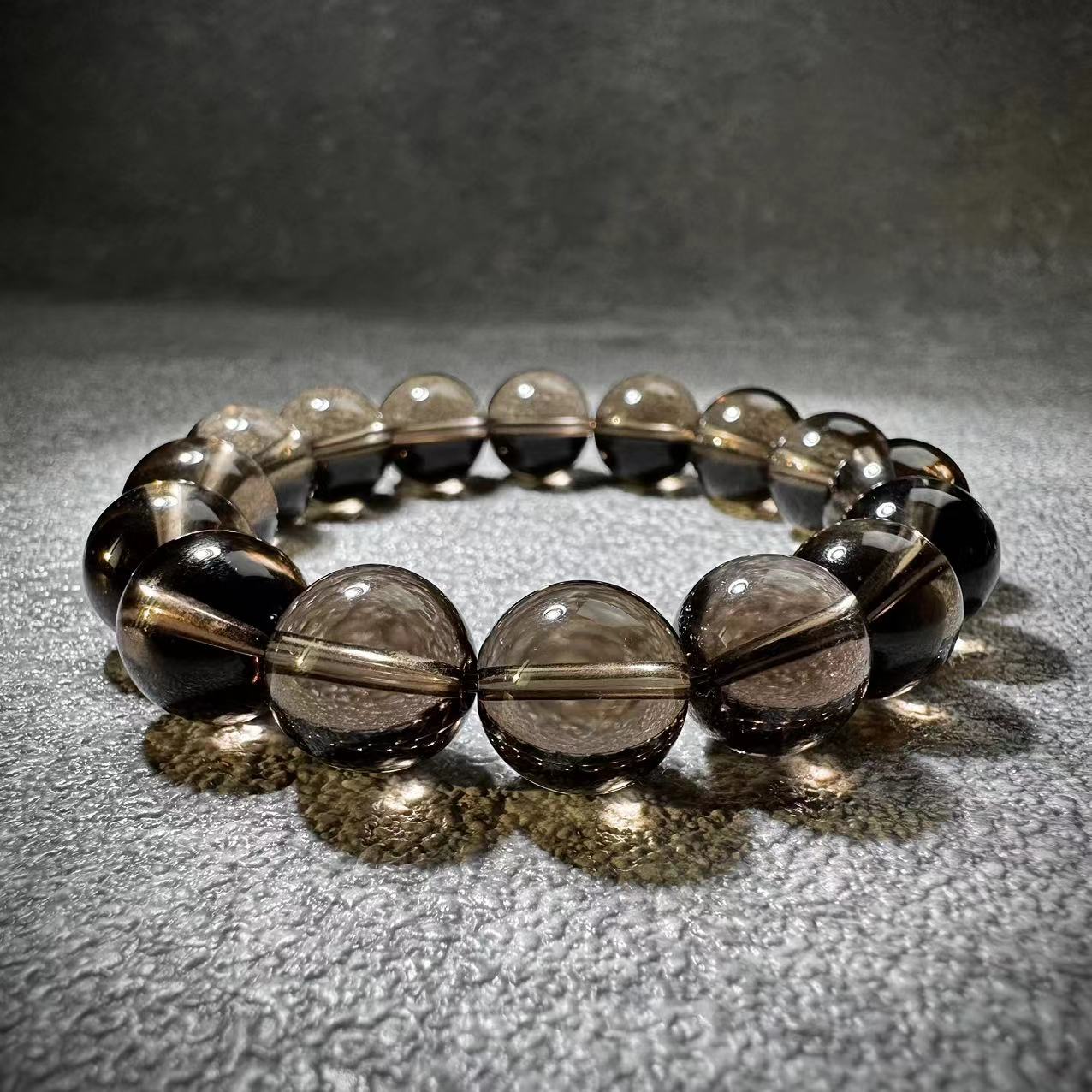 【思华年】高品质茶晶天然水晶手串礼物