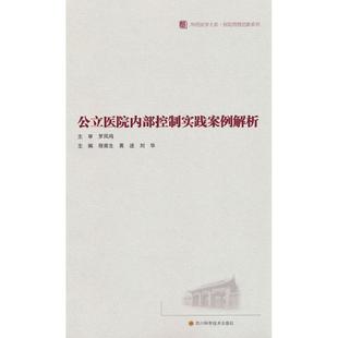 公立医院内部控制实践案例解析程南生,黄进,刘华9787572715976四川科学技术出版社有限公司