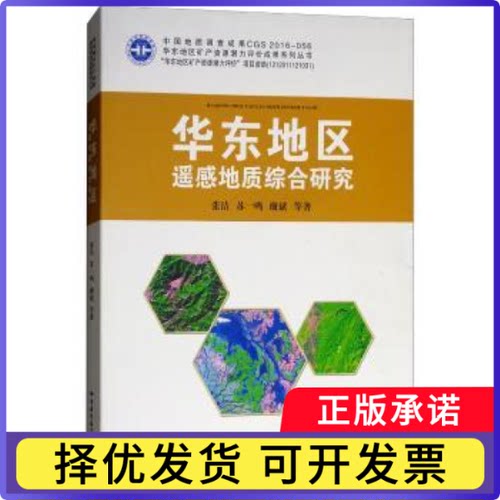 华东地区遥感地质综合研究张洁等著9787562539193中国地质大学出版社书籍\/杂志\/报纸/工业/农业技术/冶金工业