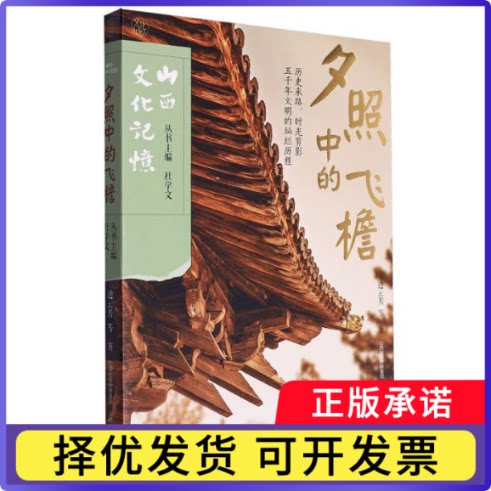山西文化记忆-夕照中的飞檐边云芳|总主编:杜学文9787570338863山西教育书籍\/杂志\/报纸/历史/史学理论图片