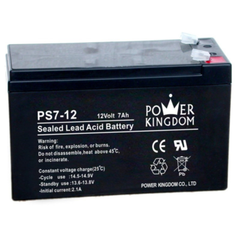 三力豫光蓄电池12V7AH7.5AH消防备用电源UPS/PS7.5-12应急照明箱