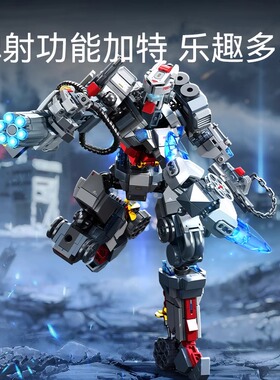 【新品】森宝积木052D驱逐舰泷渊机甲积木人拼装玩具益智男孩礼物