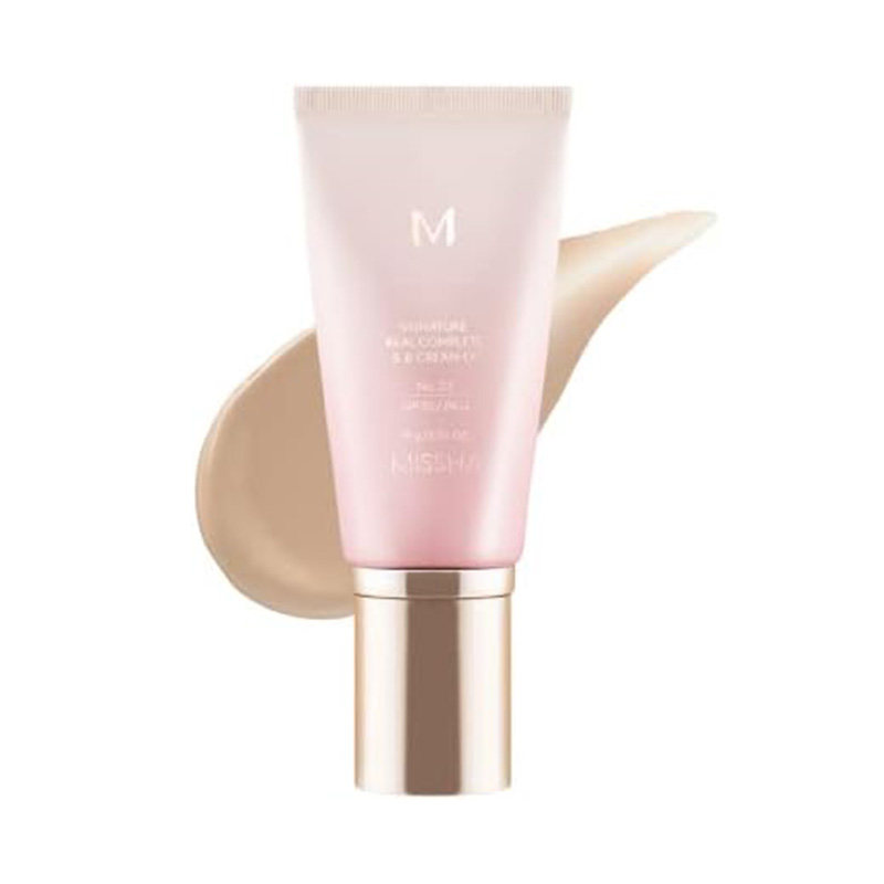 日本代购 MISSHA/谜尚BB霜 含山茶精华自然光泽 延展性佳轻盈45g