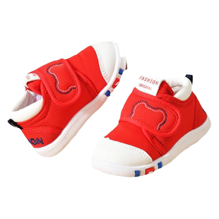婧麒儿童学步鞋女男宝宝鞋子春秋季婴儿鞋1到3岁软底防滑小童稳鞋