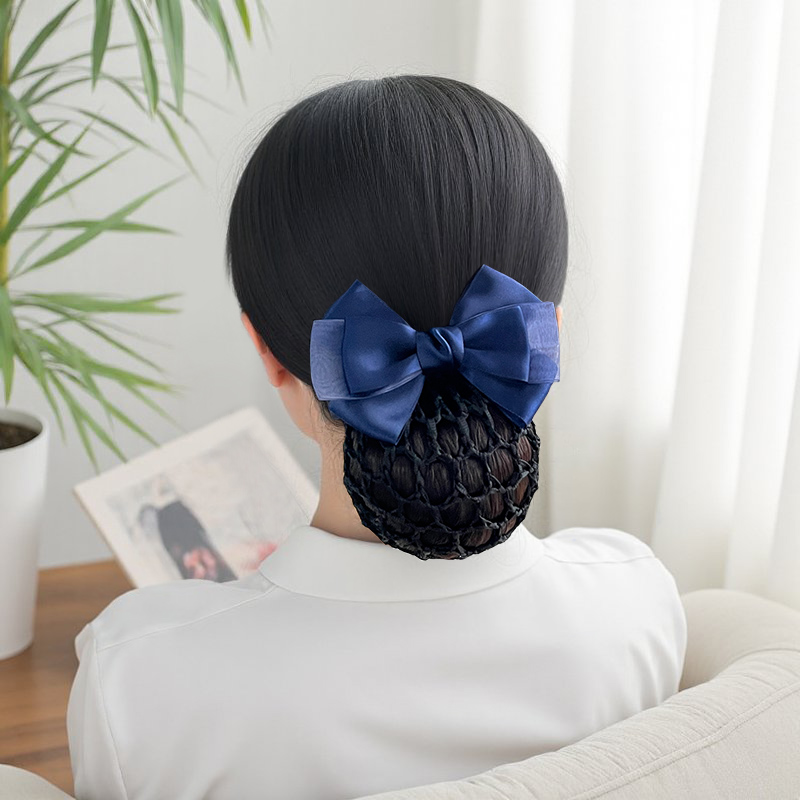 护士头花女网兜发网发饰2025年新