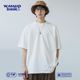 体恤纯色打底衫 WASSUP 潮 t恤男女同款 内搭半袖 BASIC 重磅350g短袖