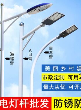 led路灯杆6米户外灯防水4