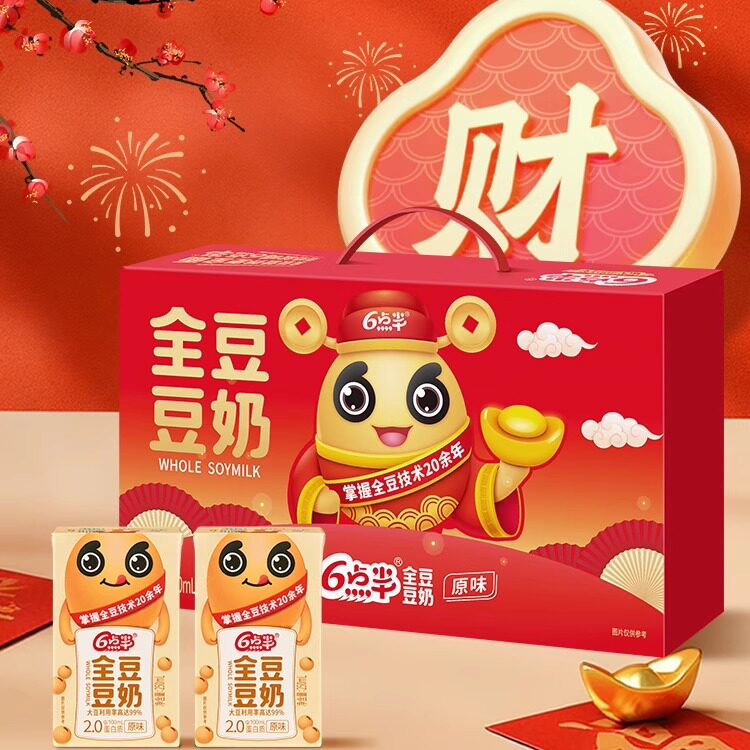 6点半全豆豆奶礼盒装250ml*24盒
