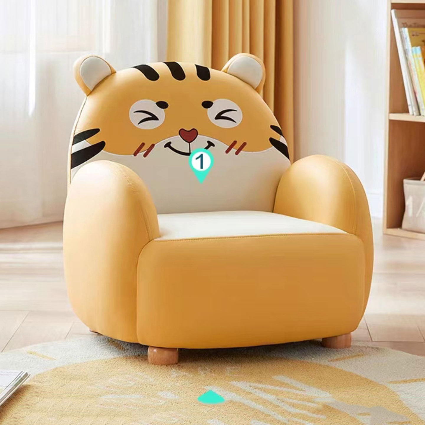儿童沙发小沙发可爱男孩宝宝阅读座椅卡通动物懒人沙发小熊靠背椅,住宅家具,儿童沙发,淘宝优惠券,粉丝福利购,淘宝优惠卷