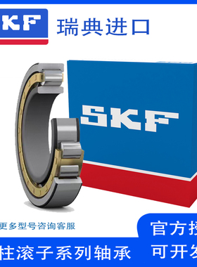 SKF/斯凯孚进口圆柱滚子轴承NU204/205/206/207/305/306/307ECP