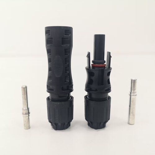 光伏MC4连接器公母插头IP67太阳能配件套装1000V1500V50A铜棒镀锡