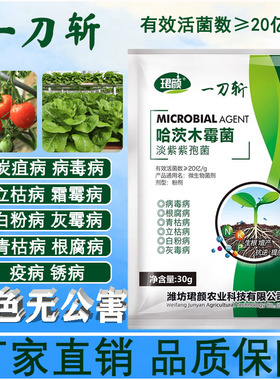一刀斩哈茨木霉菌淡紫紫孢菌预防真菌细菌缓解抗重茬蔬菜杀菌正品