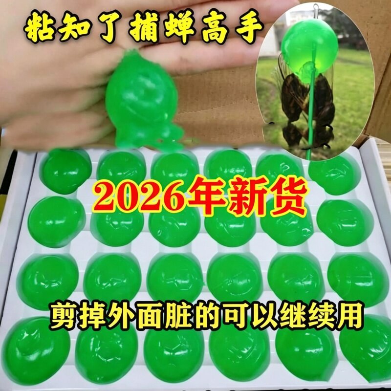 抓知了神器户外捕蝉工具绿球套餐