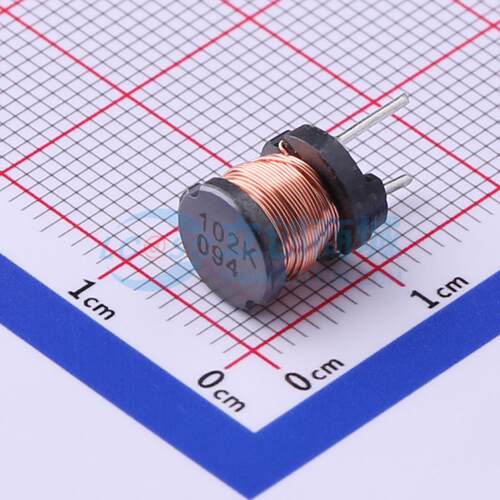 功率电感 RCH895NP-102K 插件,D=7.8mm 1mH ±10% 220mA 原装