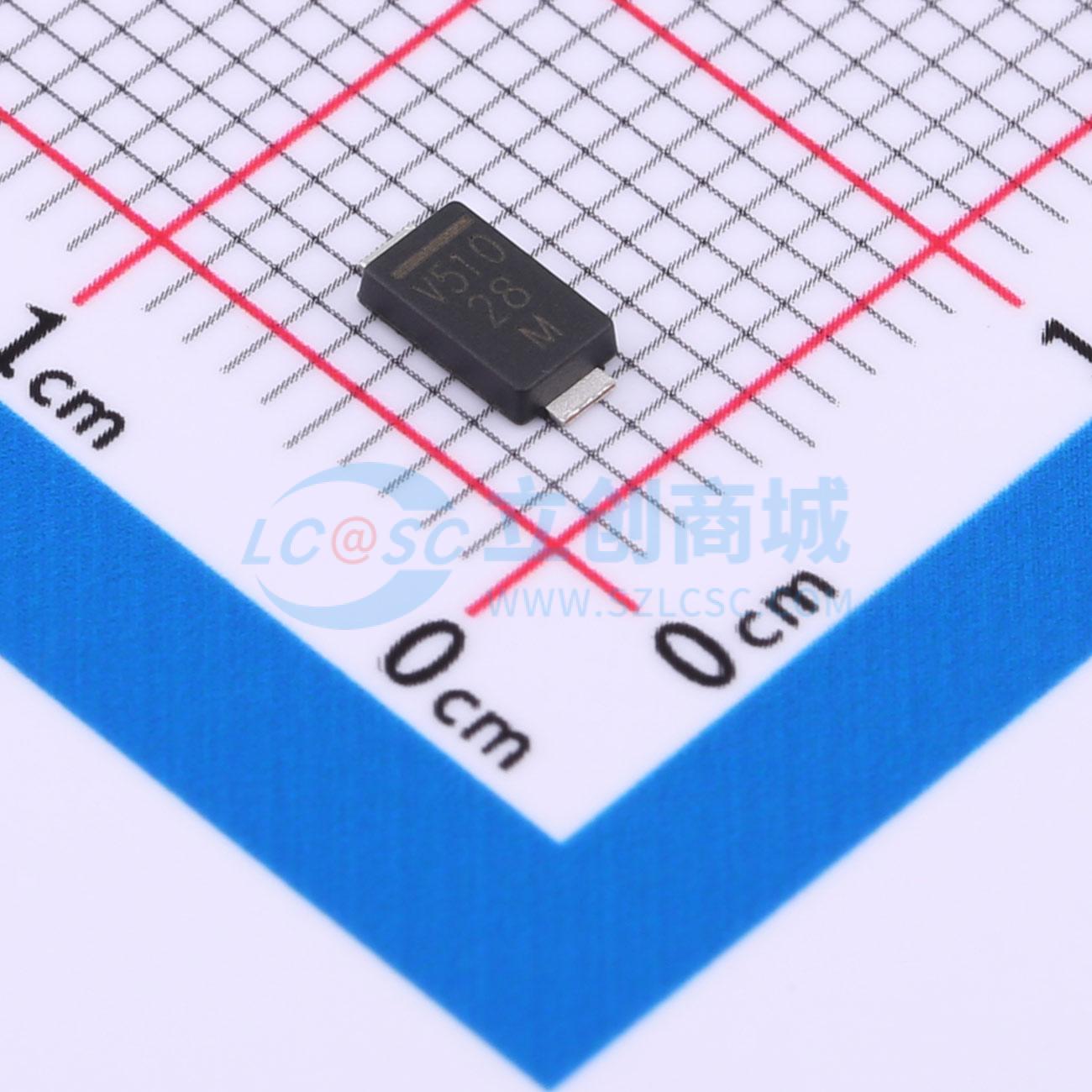 肖特基二极管 VSSAF510-M3/H DO-221AC(SLIMSMA) 100V 5A VISHAY(