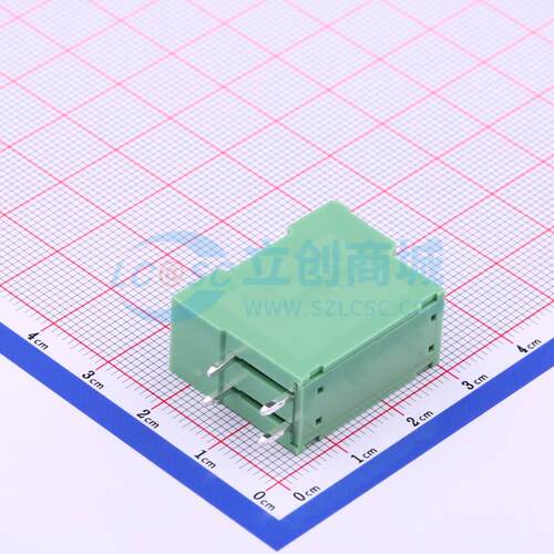 插拔式接线端子 KF2EDGRH-5.0-2*2P 弯插,P=5mm 板端/插座-闭口 2