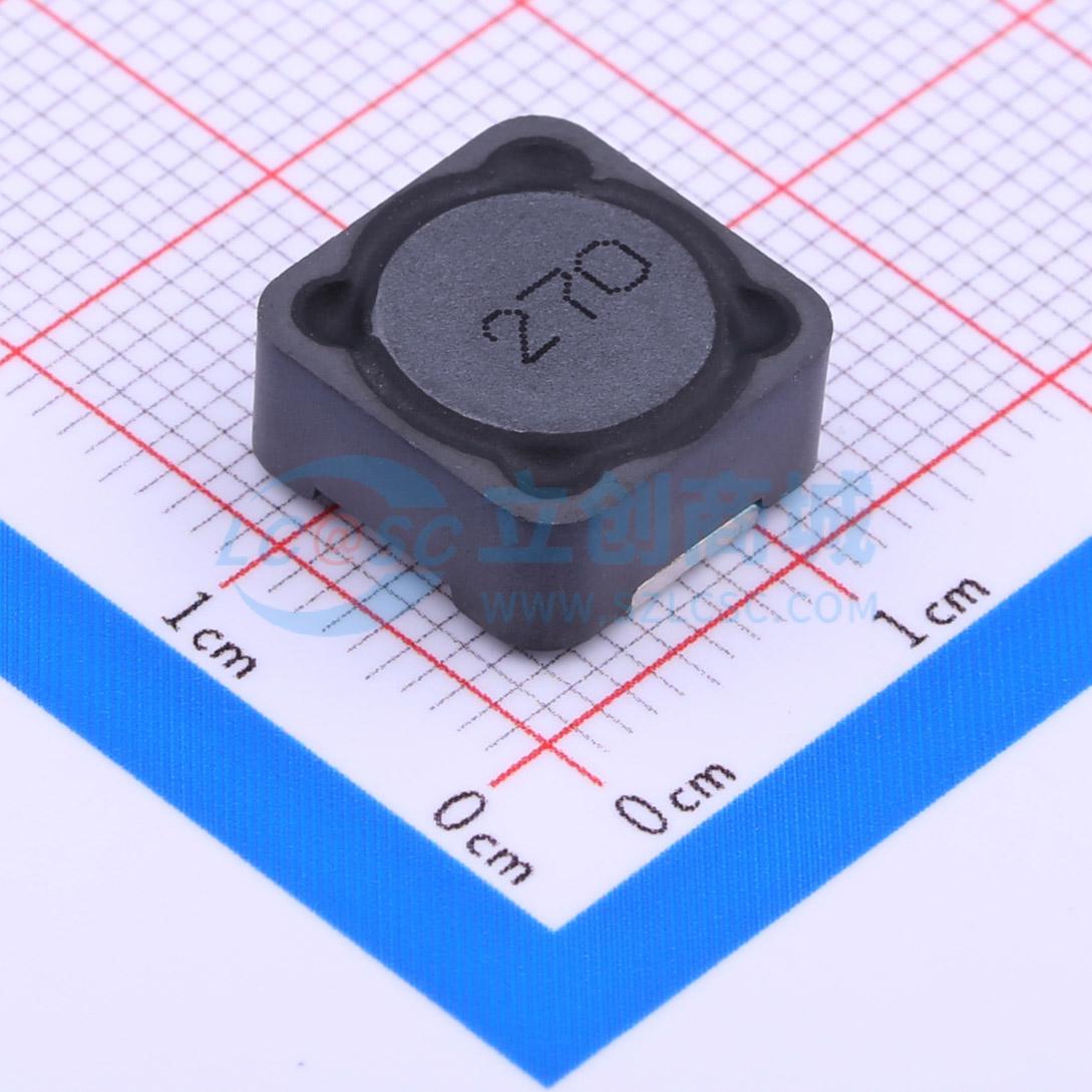 功率电感 SCDS125T-270M-N SMD 27uH ±20% 电子元器件配单