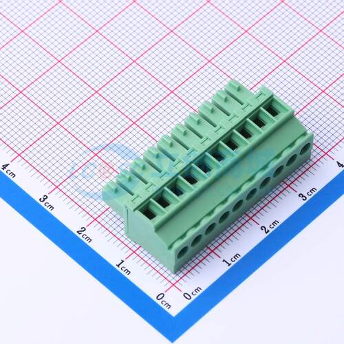 插拔式接线端子 DB2EKA-3.5-10P-GN-S P=3.5mm 1x10P 电子元器件