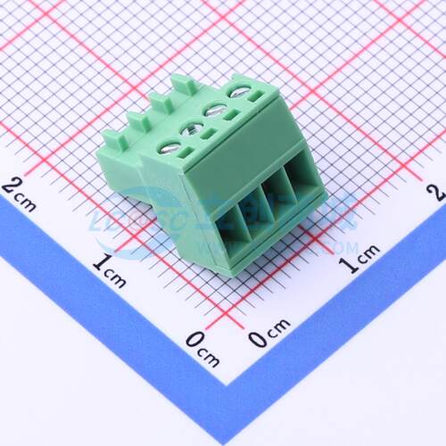 插拔式接线端子 DB2EK-2.54-4P-GN-S P=2.54mm 插头 1x4P 原装