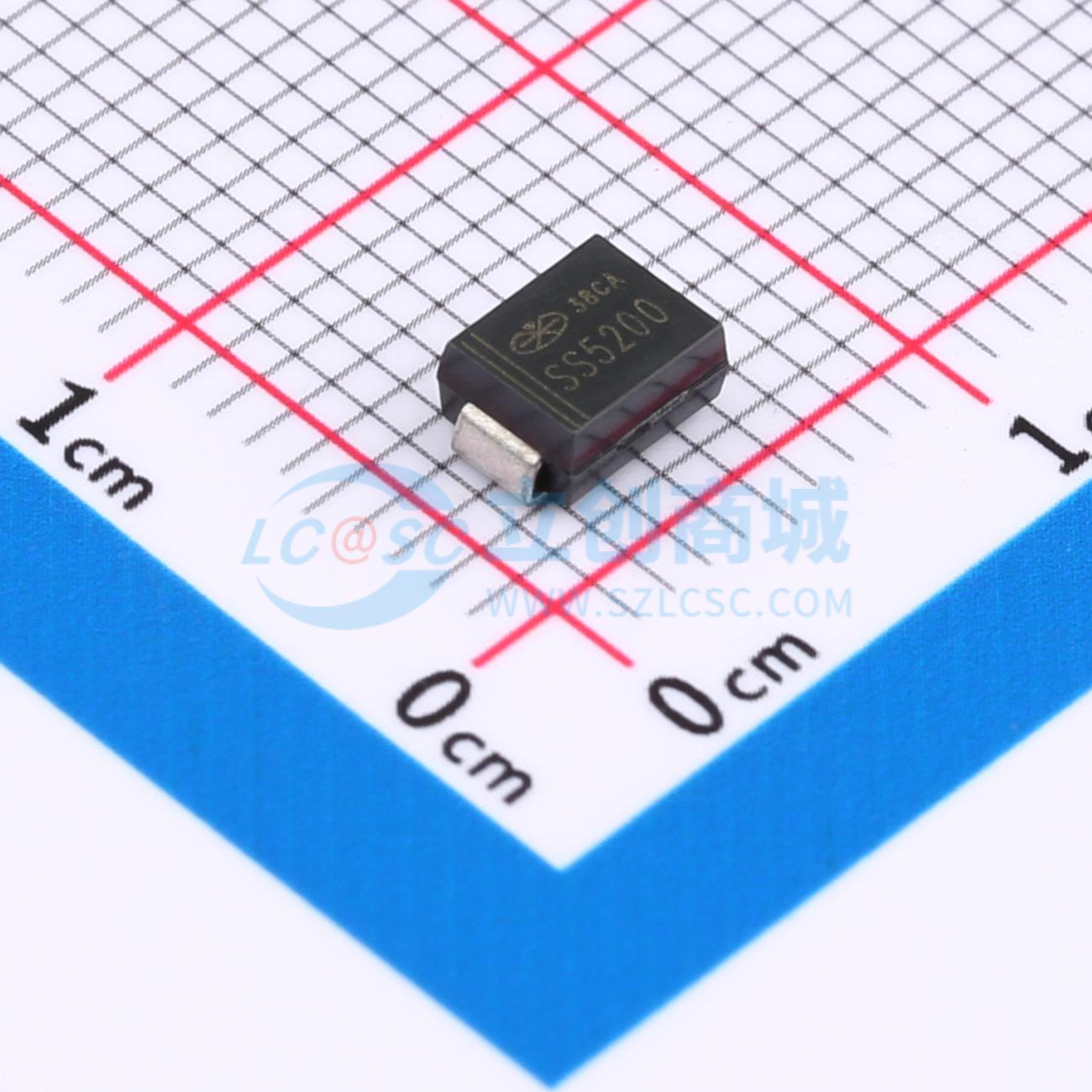 肖特基二极管 SS5200B SMB 200V 5A JUXING(钜兴) 电子元器件配单