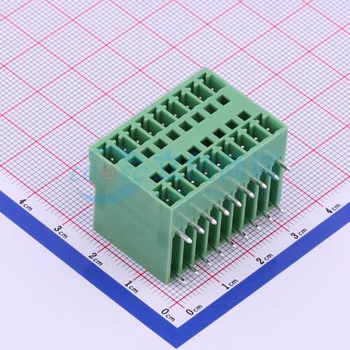 插拔式接线端子 KF2EDGRH-3.5-2*9P 弯插,P=3.5mm 板端/插座-闭口