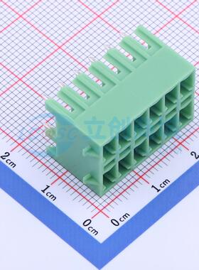 插拔式接线端子 KF2EDGKVG-3.81-2*6P  3.81mm 板端/插座-闭口