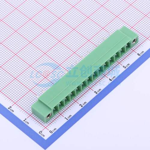 插拔式接线端子 KF2EDGVM-3.81-14P  3.81mm 板端/插座-闭口 1x14