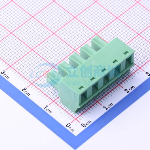 插拔式接线端子 DB1EK-5.08-5P-GN-S P=5.08mm 插头 1x5P 原装
