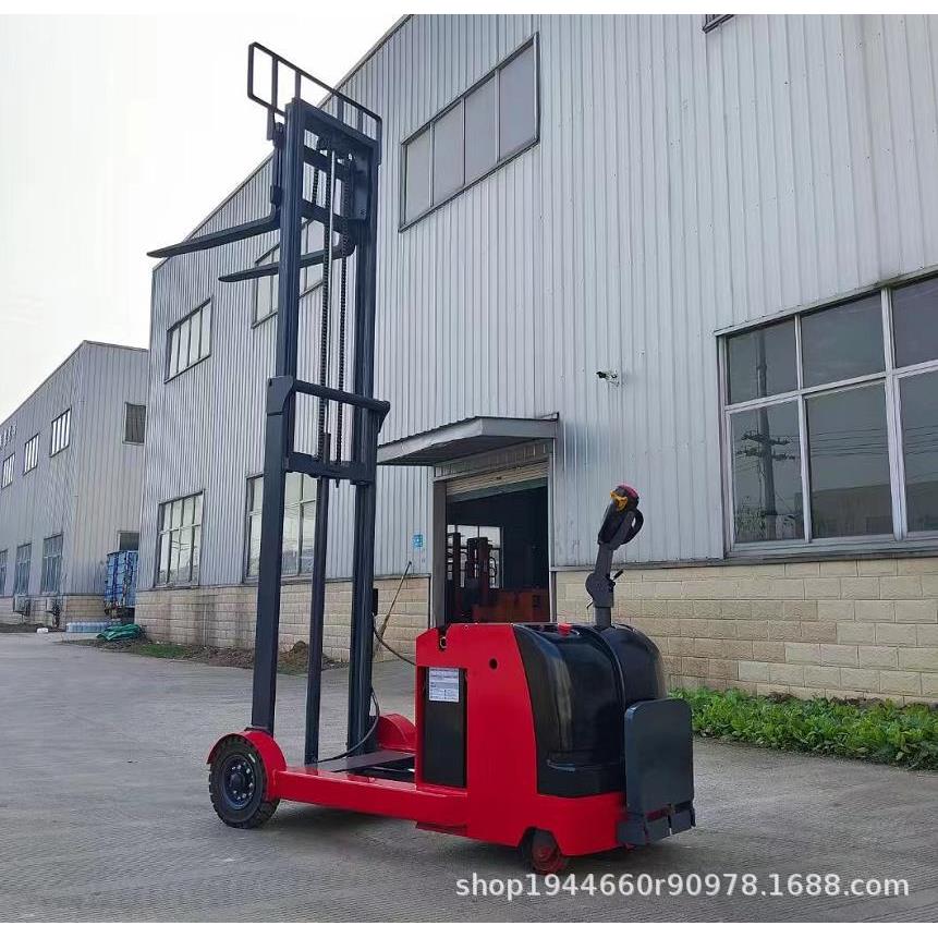 前移式电动叉车无腿堆高车2吨全自动液压升高1吨小型装卸铲车