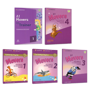 2022新版 剑桥yle真题集 剑桥考级少儿英语2级考级教材 Cambridge english A1 Movers 官方全真题集试卷备考教辅资料