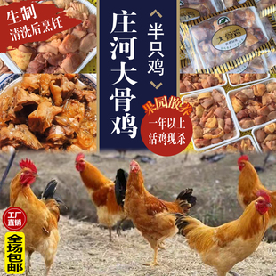 庄河大骨鸡1kg活鸡现杀半只鸡配件果园散养溜达鸡三黄鸡白切鸡