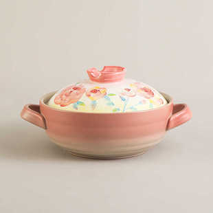 复古手绘陶瓷砂锅煤气灶耐高温煲仔饭砂锅煲汤锅沙锅汤煲干烧不裂